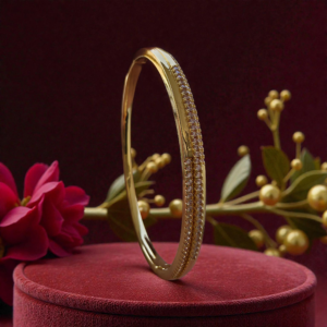 Sparkling Line Bangle Bracelet