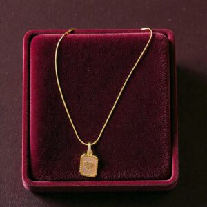 Dainty Rose Gold Pave Heart Pendant Necklace - Sparkling CZ Women's Layering Chain