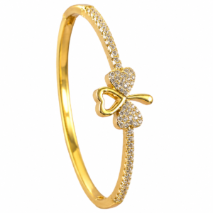 Kizara Heart Bow Crystal Bangle