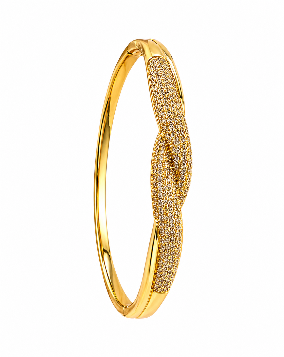 Kizara Eternal Lovers Knot Cuff – Anti-Tarnish Infinity Bracelet
