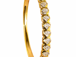 Kizara Anti-Tarnish Gold Stackable Bangle
