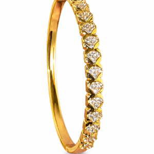 Kizara Anti-Tarnish Gold Stackable Bangle