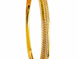 Sparkling Line Bangle Bracelet