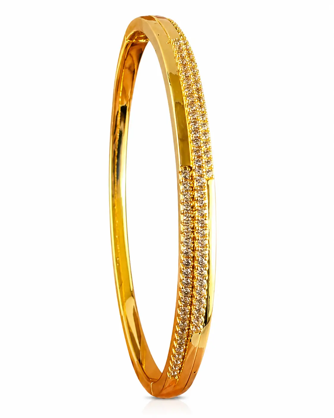 Sparkling Line Bangle Bracelet