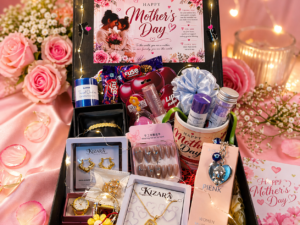 Mother’s Day Premium Gift Hamper 💖 | Luxury Surprise for Mom ( Black Box )