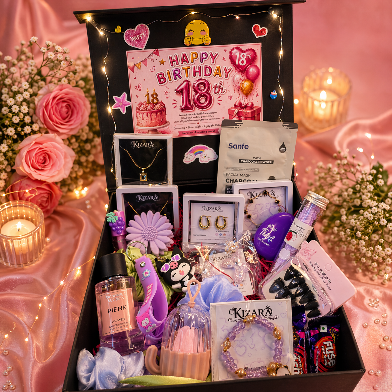 18th Birthday Gift Hamper 🎁 | 18 Special Gifts in One Luxury Box 💖