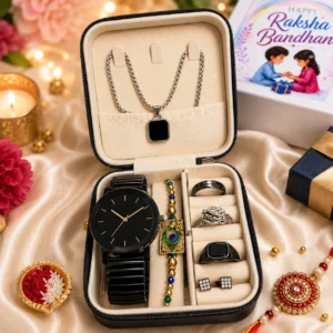 Raksha Bandhan Gift Hamper for Brother | Rakhi Gift Hamper for Him | Gift for Men | Personalized Gift Box with Customized Name Card